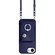 iPhone 16e / 17e Organ Card Bag Ring Holder Phone Case with Long Lanyard - Blue