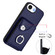iPhone 16e / 17e Organ Card Bag Ring Holder Phone Case with Long Lanyard - Blue