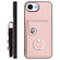 iPhone 16e / 17e Organ Card Bag Ring Holder Phone Case with Long Lanyard - Pink