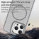 iPhone 16e / 17e O-Shape Hollow Cooling Lens Holder MagSafe Phone Case - Gold