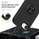 iPhone 16e / 17e PC + TPU Magnetic Phone Case with Invisible Ring Holder - Black