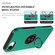 iPhone 16e / 17e PC + TPU Magnetic Phone Case with Invisible Ring Holder - Dark Green