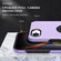 iPhone 16e / 17e PC + TPU Magnetic Phone Case with Invisible Ring Holder - Purple