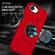 iPhone 16e / 17e PC + TPU Magnetic Phone Case with Invisible Ring Holder - Red