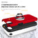 iPhone 16e / 17e PC + TPU Magnetic Phone Case with Invisible Ring Holder - Red