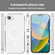 iPhone 16e / 17e PC Hybrid TPU Airbag Shockproof MagSafe Phone Case - Transparent
