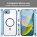 iPhone 16e / 17e PC Hybrid TPU Airbag Shockproof MagSafe Phone Case - Transparent Blue