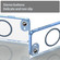iPhone 16e / 17e PC Hybrid TPU Airbag Shockproof MagSafe Phone Case - Transparent Blue