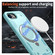 iPhone 16e / 17e PC Hybrid TPU Armor MagSafe Ring Holder Phone Case - Light Blue