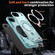 iPhone 16e / 17e PC Hybrid TPU Armor MagSafe Ring Holder Phone Case - Light Blue