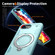 iPhone 16e / 17e PC Hybrid TPU Armor MagSafe Ring Holder Phone Case - Light Blue