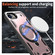 iPhone 16e / 17e PC Hybrid TPU Armor MagSafe Ring Holder Phone Case - Rose Gold