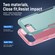 iPhone 16e / 17e Pioneer Armor Heavy Duty PC + TPU Phone Case - Green+Pink