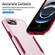 iPhone 16e / 17e Pioneer Armor Heavy Duty PC + TPU Phone Case - Pink+Rose Red