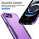 iPhone 16e / 17e Pioneer Armor Heavy Duty PC + TPU Phone Case - Purple+Black