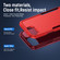 iPhone 16e / 17e Pioneer Armor Heavy Duty PC + TPU Phone Case - Red+Rose Red