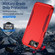 iPhone 16e / 17e Pioneer Armor Heavy Duty PC + TPU Phone Case - Red+Rose Red