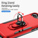 iPhone 16e / 17e Pioneer Armor Heavy Duty PC + TPU Phone Case with Holder - Red+Black