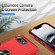 iPhone 16e / 17e Pioneer Armor Heavy Duty PC + TPU Phone Case with Holder - Red+Rose Red