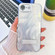iPhone 16e / 17e Plating Glitter Texture Fold Holder TPU Phone Case with Lens Film - White Feather Yarn