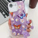 iPhone 16e / 17e Plating Texture Butterfly Wristband TPU Phone Case with Glitter Lens Film - Daisy Butterflies HU2