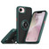 iPhone 16e / 17e Q Shadow 1 Series TPU + PC Phone Case with Ring - Dark Green