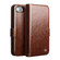 iPhone 16e / 17e QIALINO Classic 103 Buckle Genuine Leather Phone Case - Brown