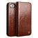 iPhone 16e / 17e QIALINO Classic Genuine Leather Phone Case - Brown