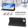 iPhone 16e / 17e RC01 Dual-Folded Magnetic Suction RFID Leather Phone Case - Black