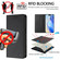iPhone 16e / 17e RC01 Dual-Folded Magnetic Suction RFID Leather Phone Case - Black