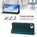 iPhone 16e / 17e RC01 Dual-Folded Magnetic Suction RFID Leather Phone Case - Dark Green