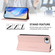 iPhone 16e / 17e RC01 Dual-Folded Magnetic Suction RFID Leather Phone Case - Pink