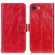 iPhone 16e / 17e Retro Crazy Horse Texture Horizontal Flip Leather Phone Case - Red