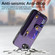 iPhone 16e / 17e Retro Cross Wristband Wallet Leather Back Phone Case - Purple