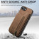 iPhone 16e / 17e Retro Leather Zipper Wallet Back Phone Case - Brown