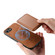 iPhone 16e / 17e Retro Magsafe Card Bag PU Back Cover Phone Case - Brown