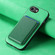 iPhone 16e / 17e Retro Magsafe Card Bag PU Back Cover Phone Case - Green