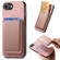iPhone 16e / 17e Retro Magsafe Card Bag PU Back Cover Phone Case - Pink