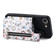 iPhone 16e / 17e Retro Painted Zipper Wallet Back Phone Case - Black