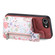 iPhone 16e / 17e Retro Painted Zipper Wallet Back Phone Case - Pink