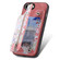 iPhone 16e / 17e Retro Painted Zipper Wallet Back Phone Case - Pink