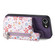 iPhone 16e / 17e Retro Painted Zipper Wallet Back Phone Case - Purple