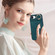 iPhone 16e / 17e Retro Ring and Zipper RFID Card Slot Phone Case - Blue