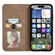 iPhone 16e / 17e Retro Skin Feel Magnetic Leather Phone Case - Brown