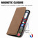 iPhone 16e / 17e Retro Skin Feel Magnetic Leather Phone Case - Brown