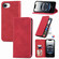iPhone 16e / 17e Retro Skin Feel Magnetic Leather Phone Case - Red