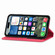 iPhone 16e / 17e Retro Skin Feel Magnetic Leather Phone Case - Red