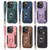 iPhone 16e / 17e Retro Skin-feel Ring Multi-card Wallet Phone Case - Blue