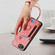iPhone 16e / 17e Retro Skin-feel Ring Multi-card Wallet Phone Case - Pink