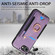 iPhone 16e / 17e Retro Skin-feel Ring Multi-card Wallet Phone Case - Purple